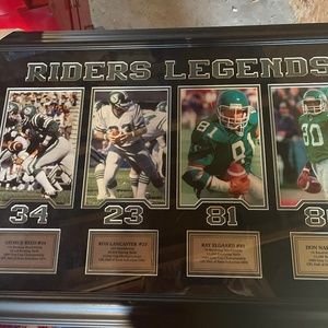 Saskatchewan Roughrider Framed Photo